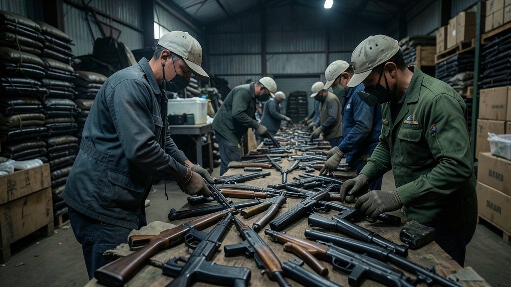 Gobernación del Guayas y Defensa destruyen más de 2000 armas incautadas