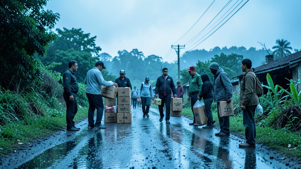 MIES entregó ayuda humanitaria a 30 familias afectadas por lluvias en Bucay