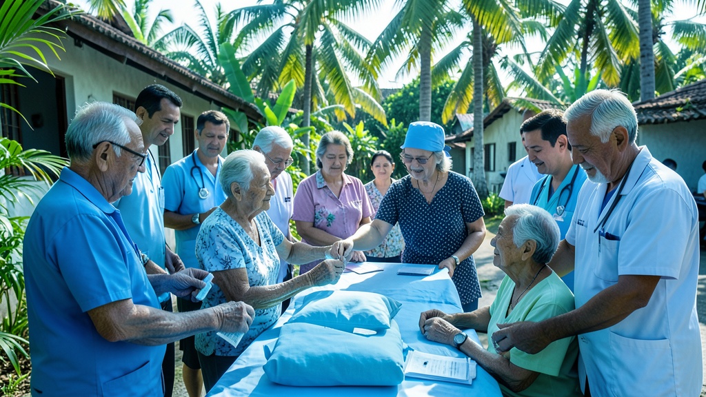 Personal médico visitó a adultos mayores en Naranjito para chequeos y entrega de medicamentos