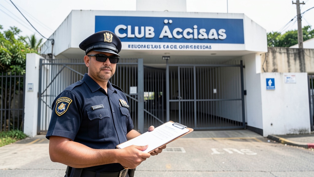 Intendencia de Policía sella Club Acacias por operar ilegalmente cerca de zona educativa