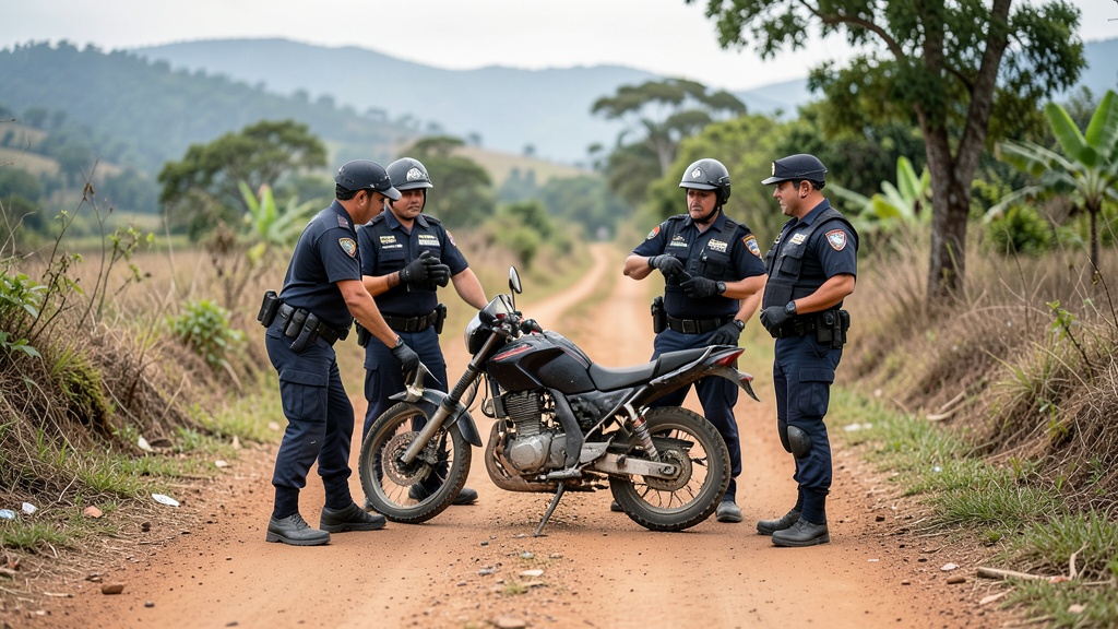 Policía recupera motocicleta robada tras alerta por retención en vía a Pechiche
