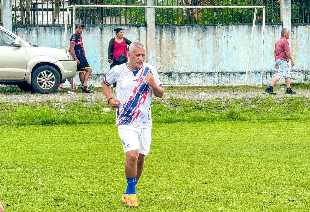 Final de fútbol se jugó en San Pedro con participación del alcalde Mauricio Rosado